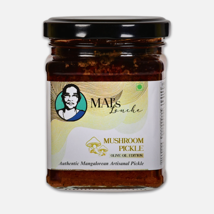 Mushroom Pickle | Homemade Mangalorean Lonche